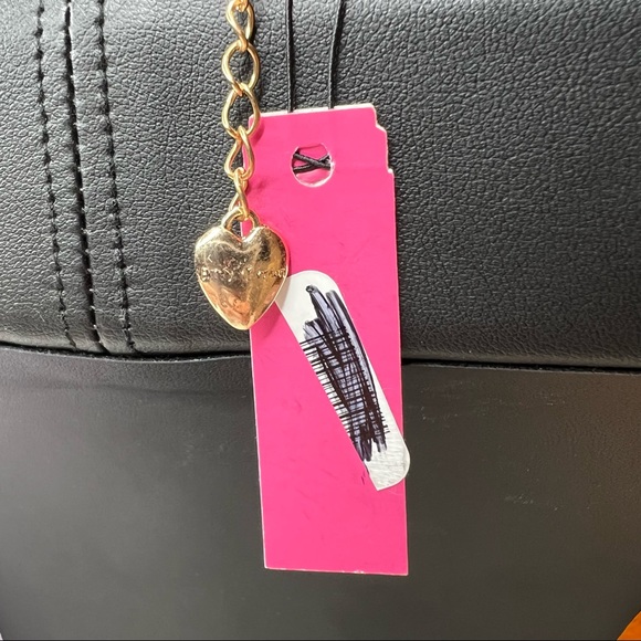 Betsey Johnson Kitty Cat Movable Crystal Jeweled Necklace In Blue and Gold - Picture 10 of 11